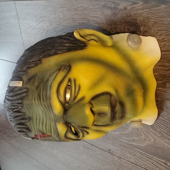 Frankenstein Adult Latex Halloween Mask - Picture 3 of 5